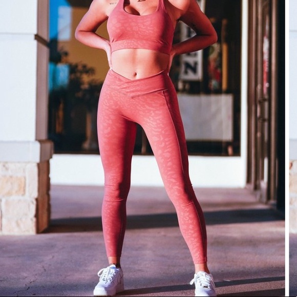 Pants - ROSE LEOPARD SET - HALIO LA